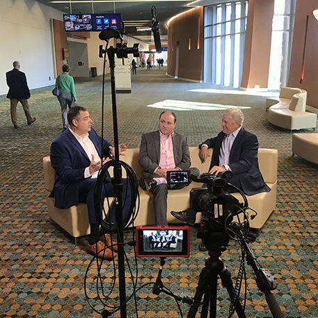 HDPerfect multi-camera interview production at a Nashville corporate event